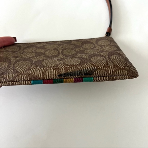 Coach Multicolor Signature Wristlet - Picture 6 of 7